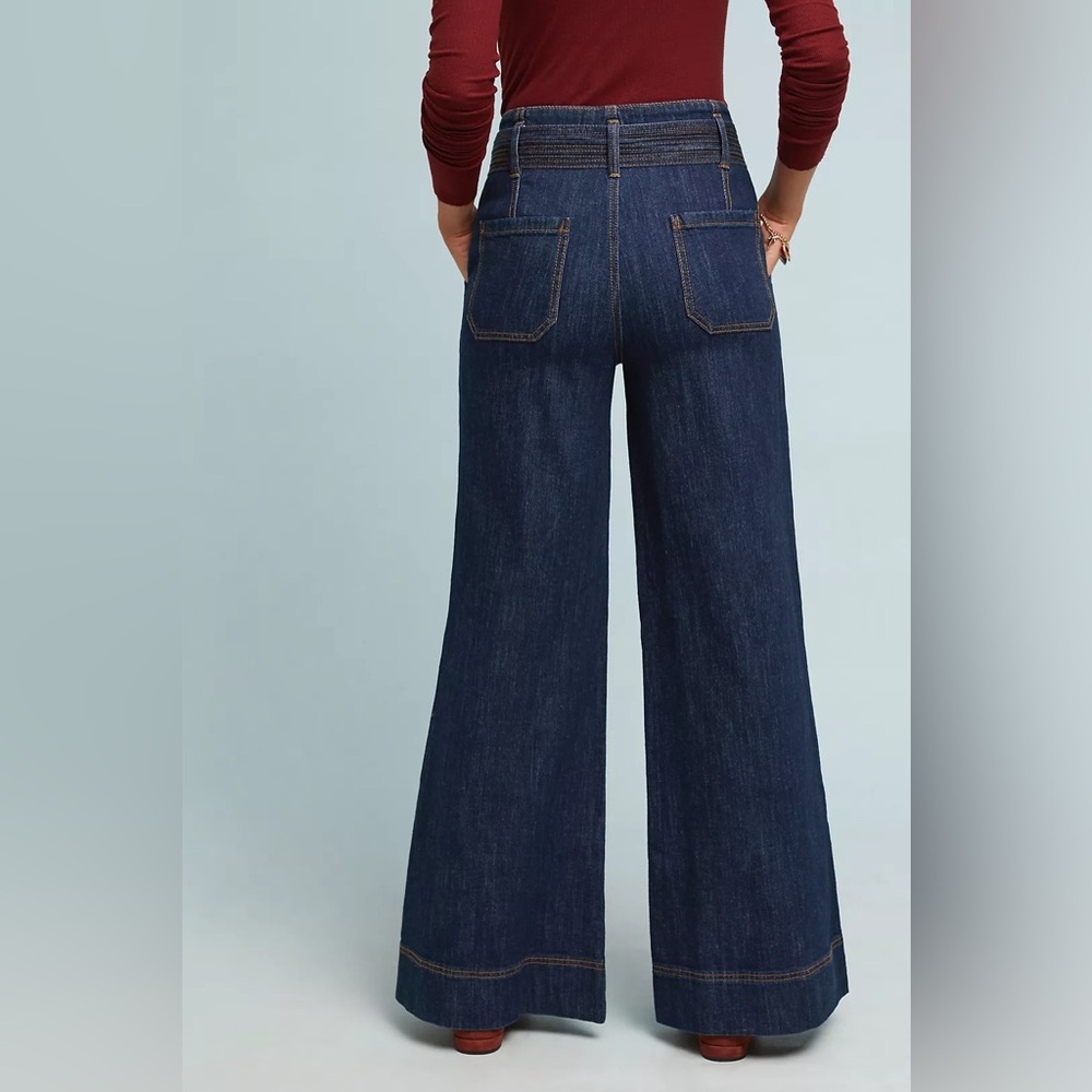 NWOT Anthropologie Pilcro Ultra High-Rise Wide-Leg Jeans - Picture 3 of 12